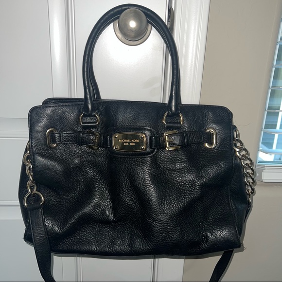 Michael Kors Black Pebbled Leather Handbag/Shoulder bag - Picture 2 of 12